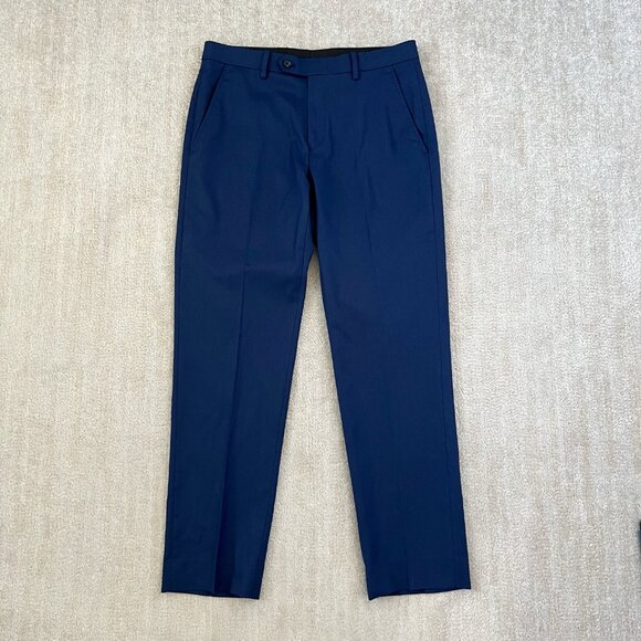 Alfani Slim Fit Blue Dress Pants Slacks 32 - Picture 1 of 11